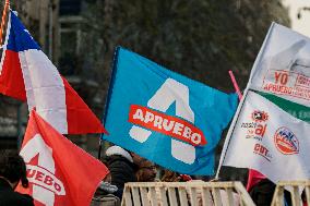 Closing of the campaign for the new constitution for the votes of September 4 in Chile